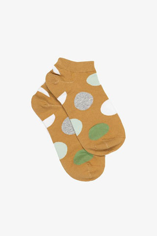 Spot Ankle Sock | Mustard Multi