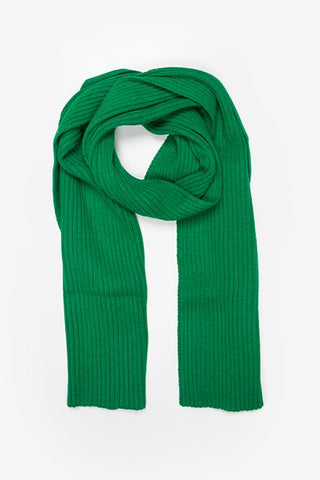Ribbed Scarf Green