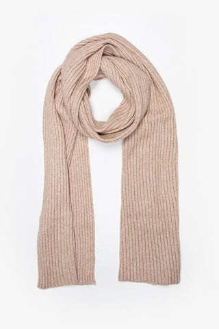 Ribbed Scarf Oat