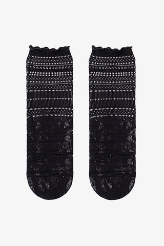 Victoria Stocking Sock | Black