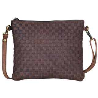 Toronto Chocolate Thick Weave Leather