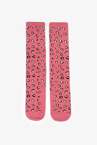 Cheetah Rose Sock